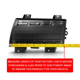 Anzo USA 511088 JEEP WRANGLER 18-25 / GLADIATOR 20-25 FULL LED FENDER LIGHTS SMOKE W/ SEQUENTIAL SIGNAL (FOR MODELS W/ FACTORY LED FENDER LIGHTS)