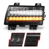 Anzo USA 511087 JEEP WRANGLER 18-25 / GLADIATOR 20-25 FULL LED FENDER LIGHTS SMOKE W/ SEQUENTIAL SIGNAL (FOR MODELS W/ FACTORY HALOGEN FENDER LIGHTS)