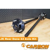 Carbon Axles by MetalCloak C0009 Jeep Wrangler JK Rubicon Rear D44 32 Spline Axle Kit 2007-2018