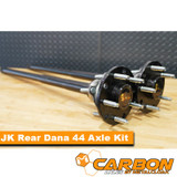 Carbon Axles by MetalCloak C0008 Jeep Wrangler JK Non-Rubicon Rear D44 30 Spline Axle Kit 2007-2018