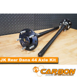 Carbon Axles by MetalCloak C0010 Jeep Wrangler JK Rear D44 Non-Rubicon Sport & Sahara, 35 Spline Axle Kit 2007-2018