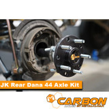 Carbon Axles by MetalCloak C0010 Jeep Wrangler JK Rear D44 Non-Rubicon Sport & Sahara, 35 Spline Axle Kit 2007-2018