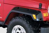 Front Bushwacker 6 Inch Pocket Style Fender Flare Mounted on Jeep Wrangler TJ/LJ