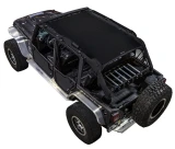 SpiderWebShade SWS-SHDSKN-01-RGJK-BTH Rancho Door ShadeSkins for Jeep Wrangler JK 4 Door 2007-2018