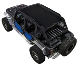 SpiderWebShade SWS-SHDSKN-01-RGJK-BTH Rancho Door ShadeSkins for Jeep Wrangler JK 4 Door 2007-2018