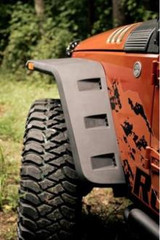 Rugged Ridge Hurricane View of Front Flat Fender Flare for JK