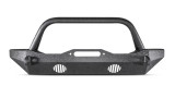 Body Armor 4x4 JK-19532 Front Mid-Stubby Bumper for Jeep Wrangler JK 2007-2018