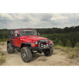 Rugged Ridge Hurricane Flat Fender Flares Mounted on Jeep Wrangler TJ/LJ