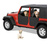 Bestop 51803-01 HighRock 4x4 Element Front Door Enclosures for Jeep Wrangler JK 2007-2018