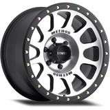 Method Race Wheel MR305 NV Wheel Machined with Matte Black Lip 17x8.5