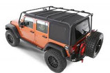 Smittybilt SRC Roof Rack in Textured Black | 4 Door (Wrangler JK 2007-2018)