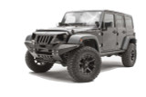 Fab Fours GR1010-1 Full Width Grumper Front Bumper for Jeep Wrangler JK 2007-2018