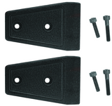Rugged Ridge Door Hinge Overlay Set | Textured Black | Pair (Wrangler JK 2007-2018)