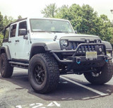 Under The Sun Inserts UTS-TBL Thin Blue Line American Flag Insert for Jeep Wrangler JK 2007-2017