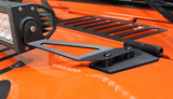 Fishbone Offroad FB21066 Hood Light Mount Brackets for Jeep Wrangler JK 2007-2018