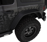 Bushwacker 10923-07 Flat Style Fender Flares for Jeep Wrangler JL 2018+
