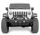 LoD Offroad JFB1813 Destroyer Series Mid Width Front Bumper with Bull Bar for Jeep Wrangler JL 2018+