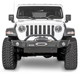 LoD Offroad JFB1843 Signature Series Mid Width Front Bumper with Bull Bar & D-Ring Tabs for Jeep Wrangler JL 2018+