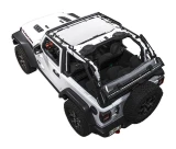 SpiderWebShade SWS-SHDKNI-01-JL Half Shade Top for Jeep Wrangler JL & Gladiator JT 2018+