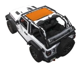 SpiderWebShade SWS-SHDKNI-01-JL Half Shade Top for Jeep Wrangler JL & Gladiator JT 2018+