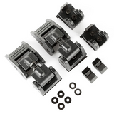 Rugged Ridge 11116.21 Aluminum Hood Catch Pair for Jeep Wrangler JL & Gladiator JT 2018+