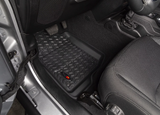 Rugged Ridge 12920.36 Front Floor Liners in Black for Jeep Wrangler JL & Gladiator JT 2018+