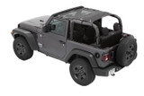 Bestop 52412-11 Sun Extended Safari Style Bikini Top for Jeep Wrangler JL 2 Door 2018+