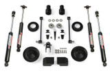 TeraFlex 1255200 2.5" Performance Spacer Lift Kit & 9550 VSS Twin-Tube for Jeep Wrangler JK 2007-2018