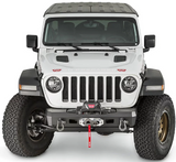 WARN 101325 Elite Series Stubby Front Bumper for Jeep Wrangler JL & Gladiator JT 2018+