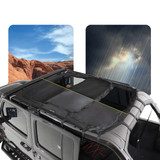 Smittybilt 97500 Extended Shade Top with Skylights for Jeep Wrangler JL 4 Door 2018+