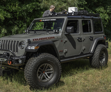 Rugged Ridge 11703.04 Roof Rack with Basket for Jeep Wrangler JL 4 Door 2018+