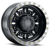 Black Rhino Wheels 1795ABR-85127B71 Abrams Wheel 17x9.5 5x5 Gloss Black w/ Machined Dark Lip