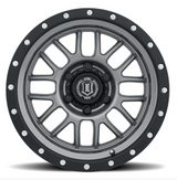 ICON Vehicle Dynamics 1217857347GM Alpha Wheel 17x8.5 in Gunmetal