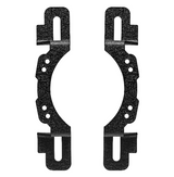 Oracle Lighting 5857-504 Fog Light Adapter Brackets for Jeep Wrangler JK, JL & Gladiator JT with Factory Steel Bumpers 2013+