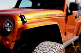 Nemesis Industries 125300 Front Crawler Flares for Jeep Wrangler JK 2007-2018