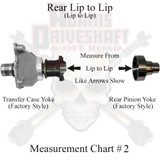 Adams Driveshaft  ASDJL-1350R Rear 1350 CV Driveshaft for Jeep Wrangler JK 2018+