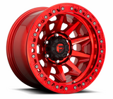 Fuel Offroad Covert Beadlock in Candy Gloss Red 17x9