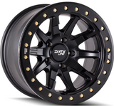 Dirty Life 9304-7973MB12 DT-2 9304 Simulated Beadlock Wheel 17x9 5x5 Matte Black