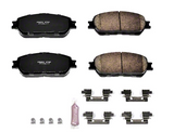 Power Stop Z23-906A Z23 Evolution Sport Carbon Fiber Ceramic Front Brake Pads for Toyota Tacoma 2005-2022