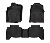 Rough Country M-71216 Heavy Duty Front and Rear Floor Mats for Double Cab Toyota Tacoma 2016+