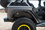 Smittybilt 76986 XRC Rear Aluminum Inner Fender Liners for Jeep Wrangler JK 2007-2018