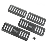 Rugged Ridge 11504.25 RRC Side Armor Guard Plates for Jeep Wrangler JK 4 Door 2007-2018