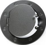 Rugged Ridge 11229.02 Stainless Steel Gas Hatch Cover in Black for Jeep Wrangler JK 2007-2018
