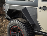 Rugged Ridge 11615.03 XHD Rear Armor Fenders for Jeep Wrangler JK 2 Door 2007-2018