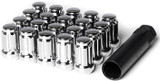 Gorilla Spline Drive Lug Nut Set for Jeep JK, 1/2-20 Chrome