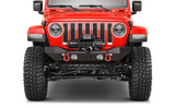 Body Armor JL-19532 Front Mid Width Winch Bumper for Jeep Wrangler JL & Gladiator JT 2018+