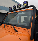 Body Armor JK-6126 Windshield Light Mount for Jeep Wrangler JK 2007-2018