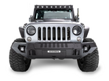 Go Rhino 230116T Trailline Winch Ready Front Straight Bumper for Jeep Wrangler JK, JL & Gladiator JT 2007+