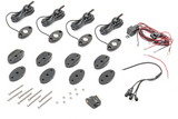 Rugged Ridge 11232.40 LED Rock Light Kit with Harness