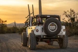 Motobilt MB1072 Crusher Series Rear Bumper with Light Mounts for Jeep Wrangler JK 2007-2018